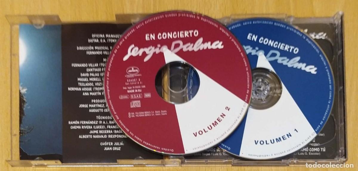 CDs de m&uacute;sica: SERGIO DALMA (EN CONCIERTO) 2 CDs 1996 - Foto 3