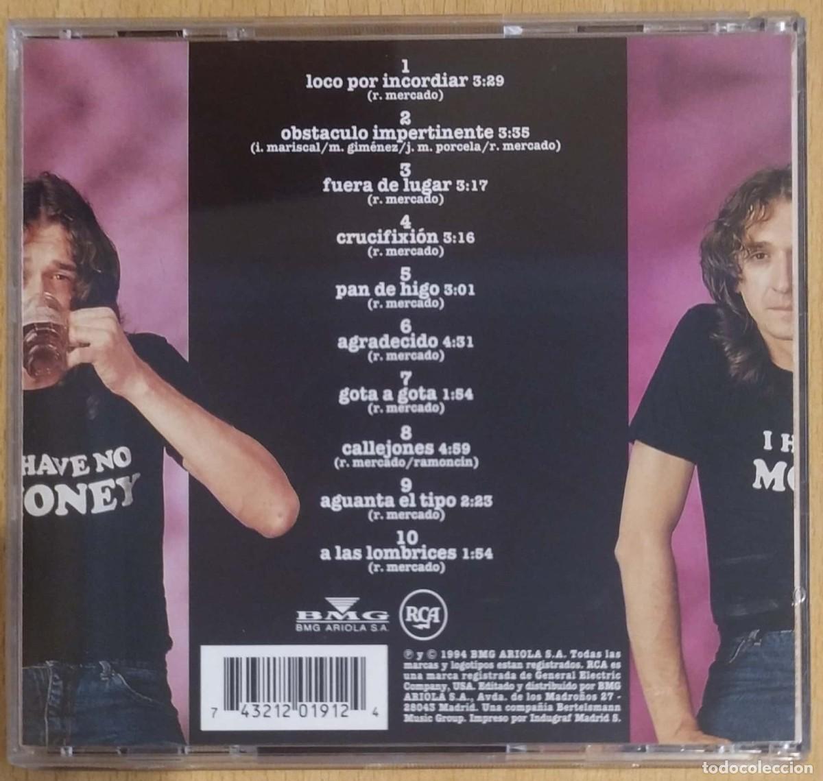 CDs de m&uacute;sica: ROSENDO (GRANDES EXITOS DE ROSENDO) CD 1994 - Foto 2