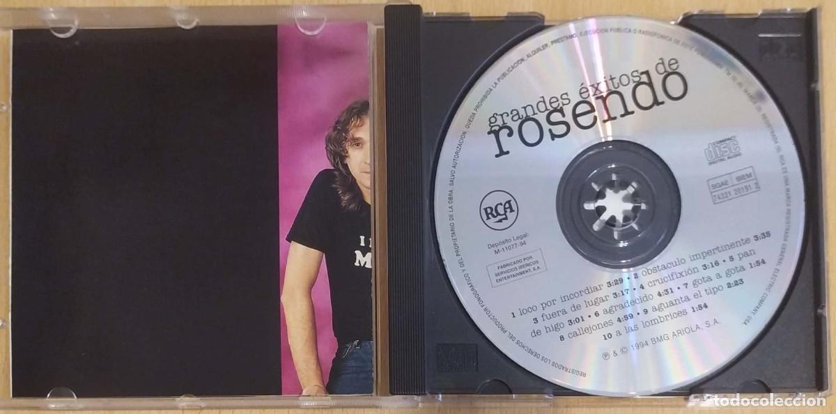 CDs de m&uacute;sica: ROSENDO (GRANDES EXITOS DE ROSENDO) CD 1994 - Foto 3