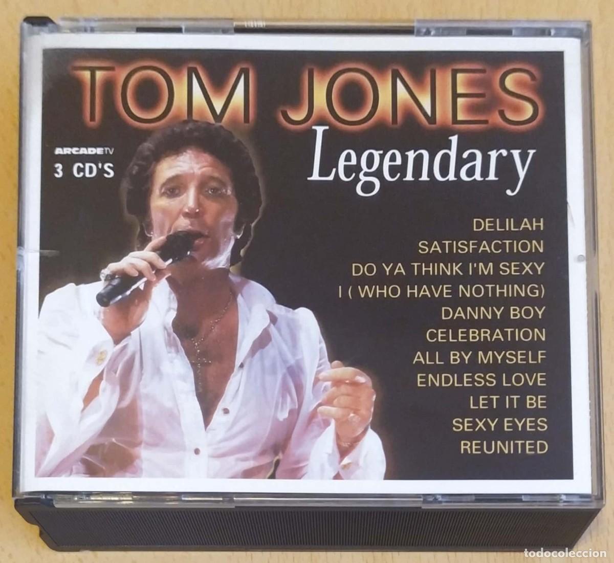 CDs de m&uacute;sica: TOM JONES (LEGENDARY) 3 CDs 2000 - Foto 1