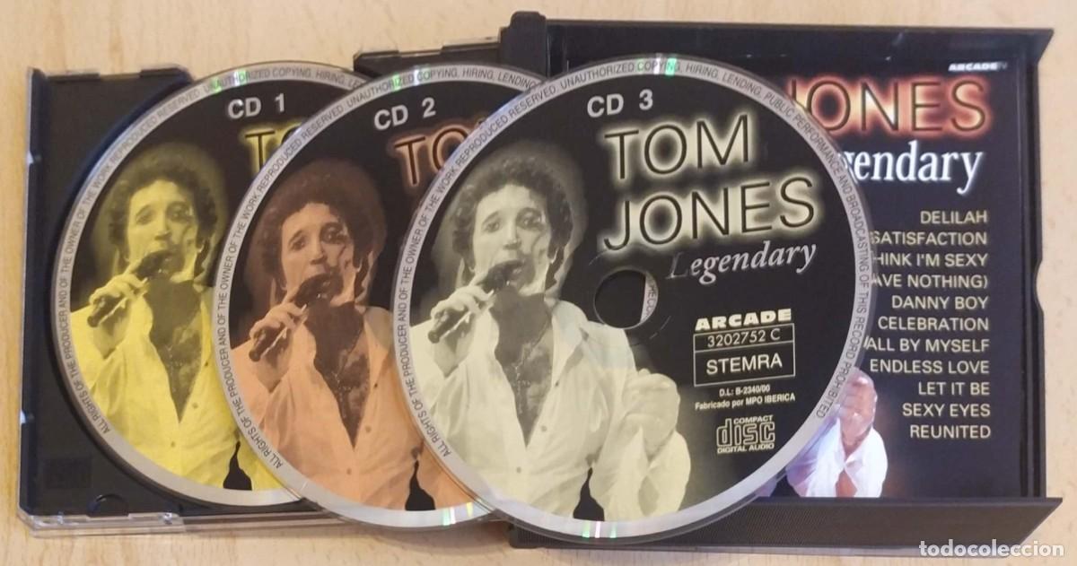 CDs de m&uacute;sica: TOM JONES (LEGENDARY) 3 CDs 2000 - Foto 3