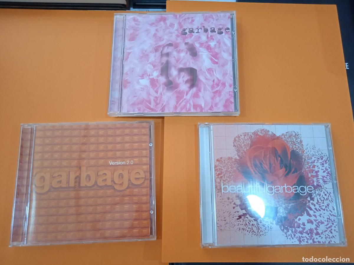 CDs de m&uacute;sica: Lote CDs de Garbage - Garbage, Version 2.0 y Beautiful Garbage - Foto 1