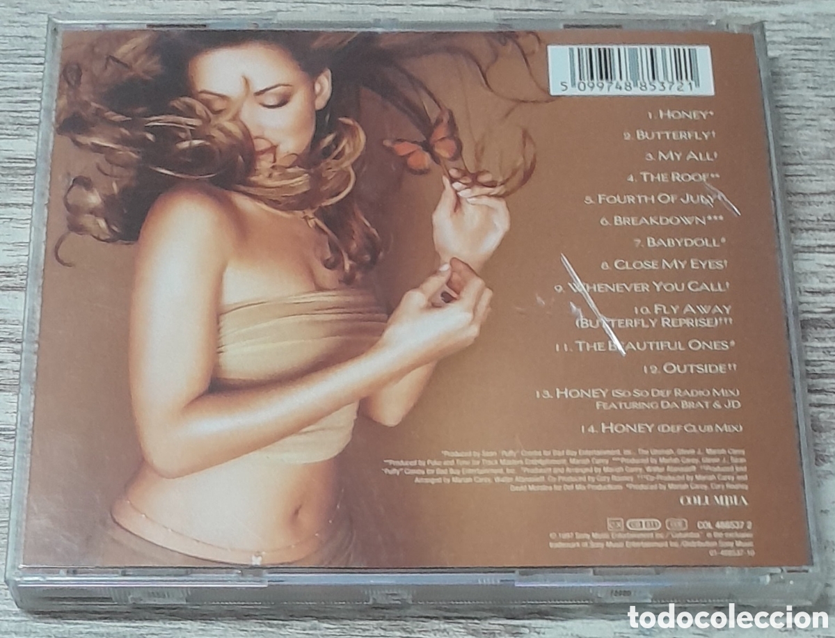 CDs de m&uacute;sica: MARIAH CAREY - BUTTERFLY - Foto 2