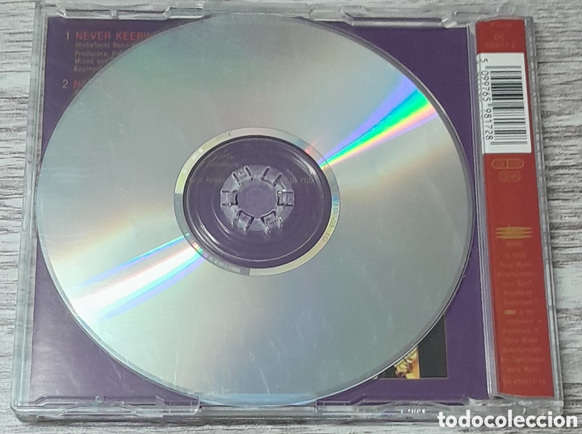 CDs de m&uacute;sica: BABYFACE - NEVER KEEPING SECRETS - CDSINGLE - Foto 2