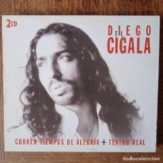 CDs de Música: DIEGO EL CIGALA DOBLE CD, CORREN TIEMPOS DE ALEGRIA + TEATRO REAL
