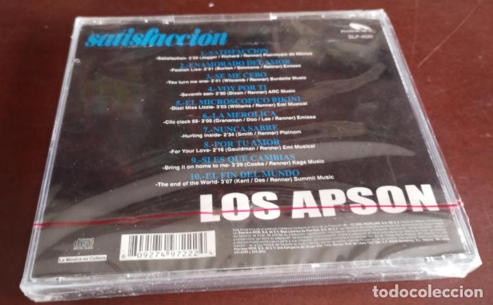 CDs de m&uacute;sica: CD - LOS APSON - SATISFACCION - 2002 - MEXICO - Foto 2