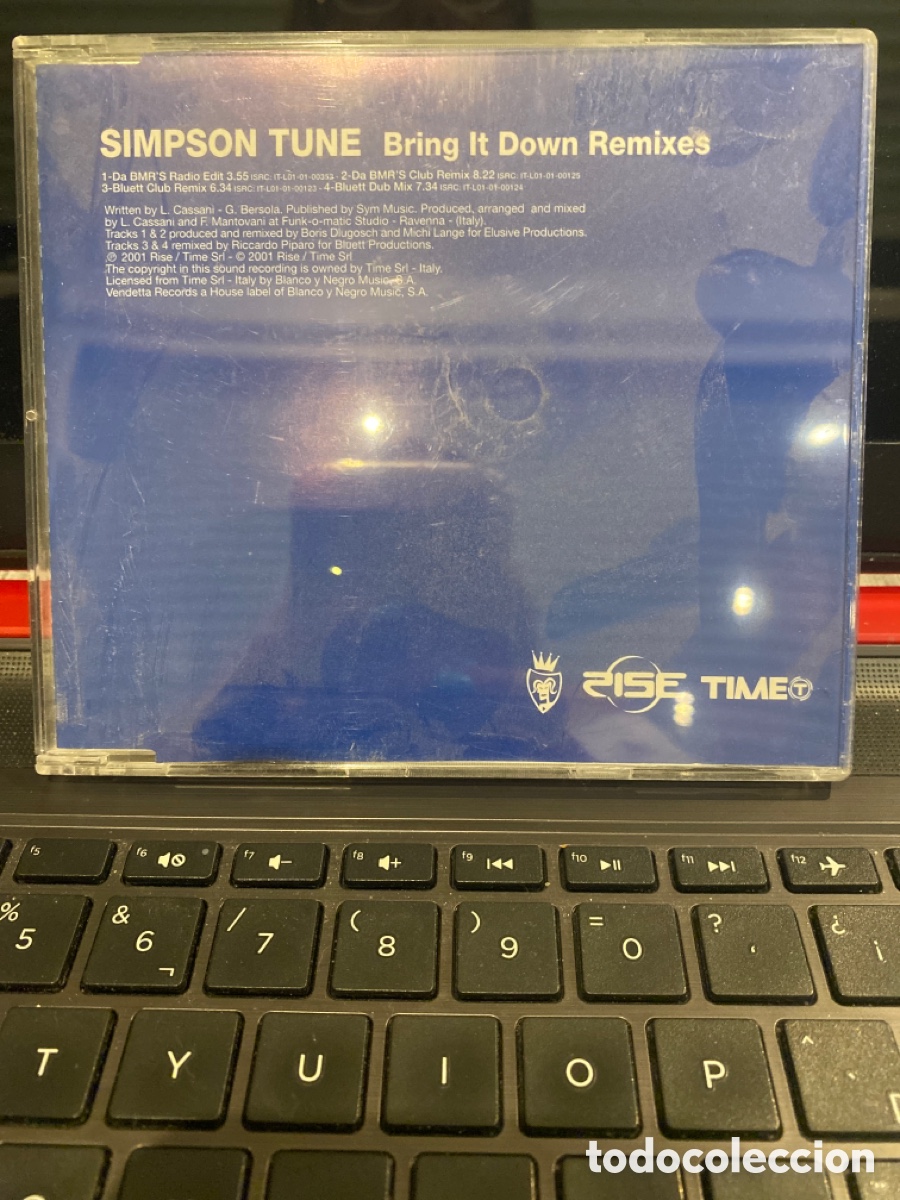 CDs de m&uacute;sica: SIMPSON TUNE - BRING IT DOWN REMIXES CD SINGLE 4 TEMAS - Foto 1