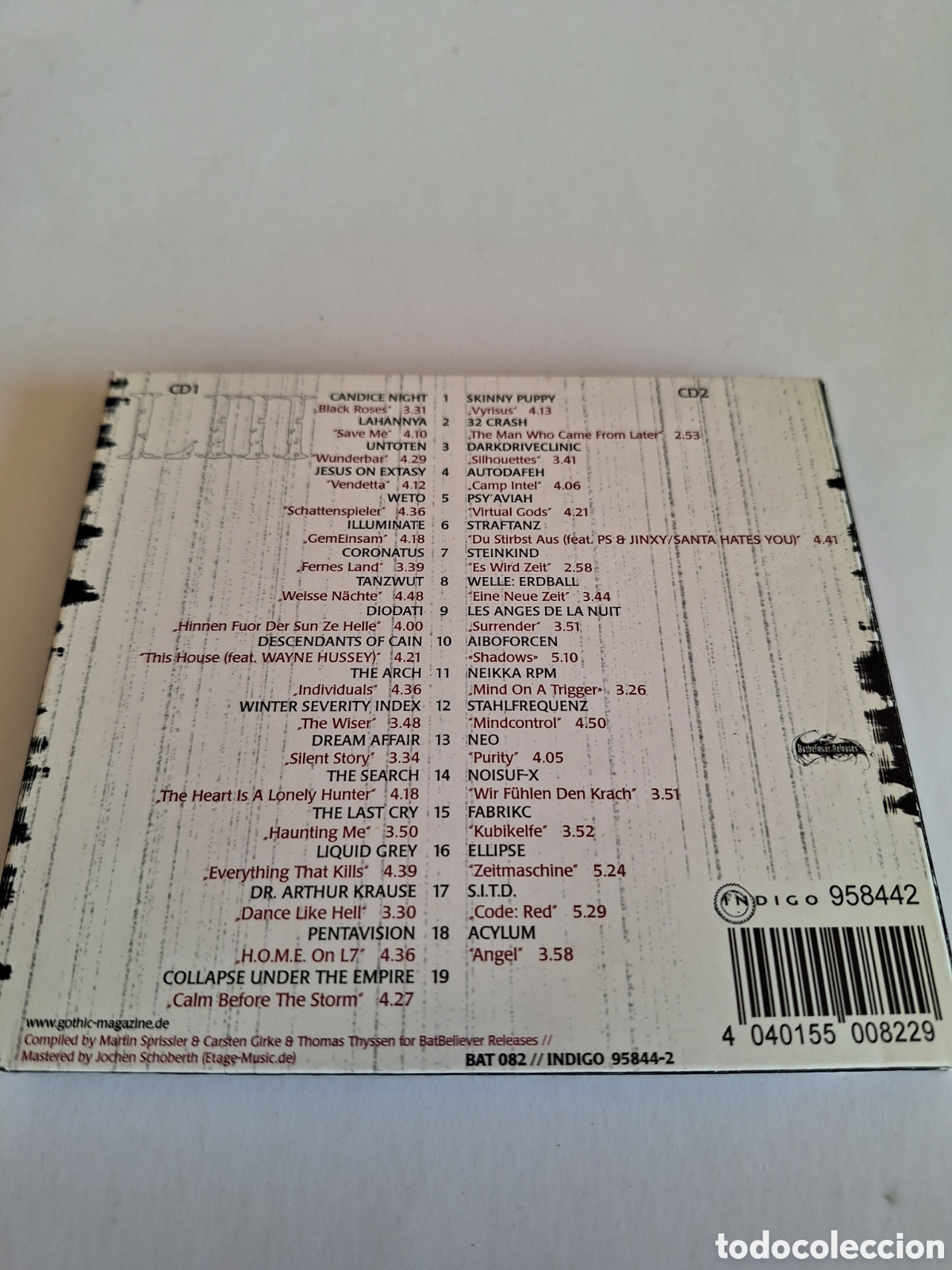 CDs de m&uacute;sica: SCD57 gothic compilation part 53 CD SEGUNDAMANO - Foto 2