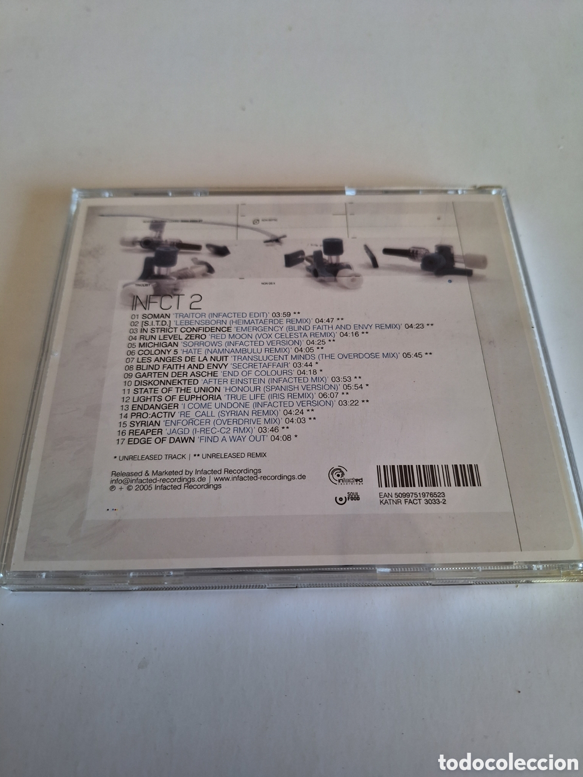CDs de m&uacute;sica: SCD58 infacted 2 electro CD SEGUNDAMANO - Foto 2
