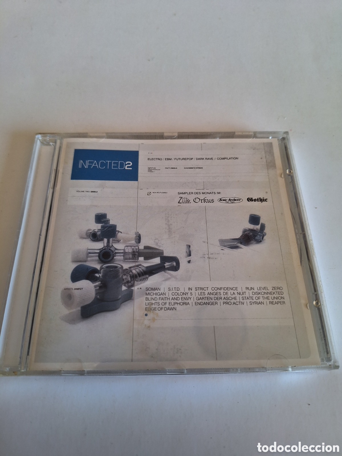 CDs de m&uacute;sica: SCD58 infacted 2 electro CD SEGUNDAMANO - Foto 1