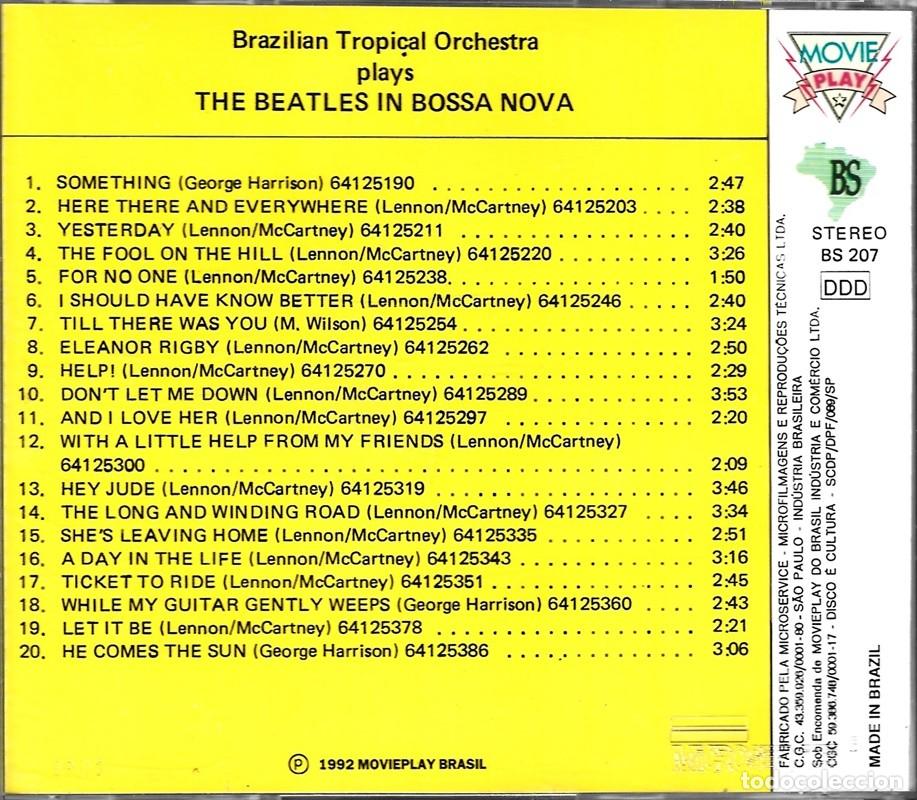 CDs de m&uacute;sica: THE BEATLES IN BOSSA NOVA (CD) - Foto 2