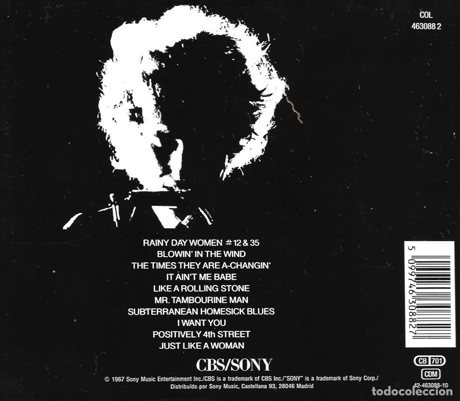 CDs de m&uacute;sica: BOB DYLAN GREATEST HITS (CD) - Foto 2