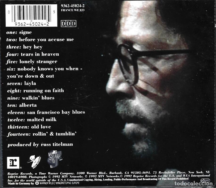 CDs de m&uacute;sica: ERIC CLAPTON &uml;UNPLUGGED&uml; (CD) - Foto 2