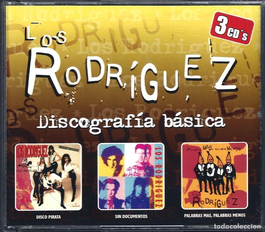 CDs de m&uacute;sica: LOS RODR&Iacute;GUEZ DISCOGRAF&Iacute;A B&Aacute;SICA (3 CDS) - Foto 1
