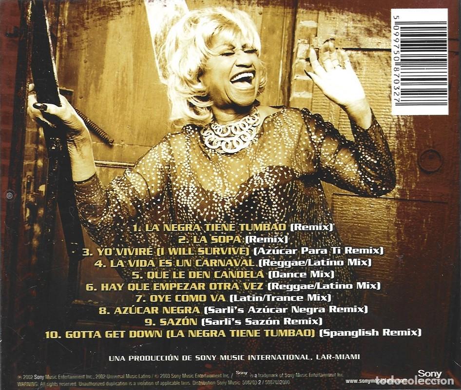 CDs de m&uacute;sica: CELIA CRUZ &uml;HITS MIX&uml; (CD) - Foto 2