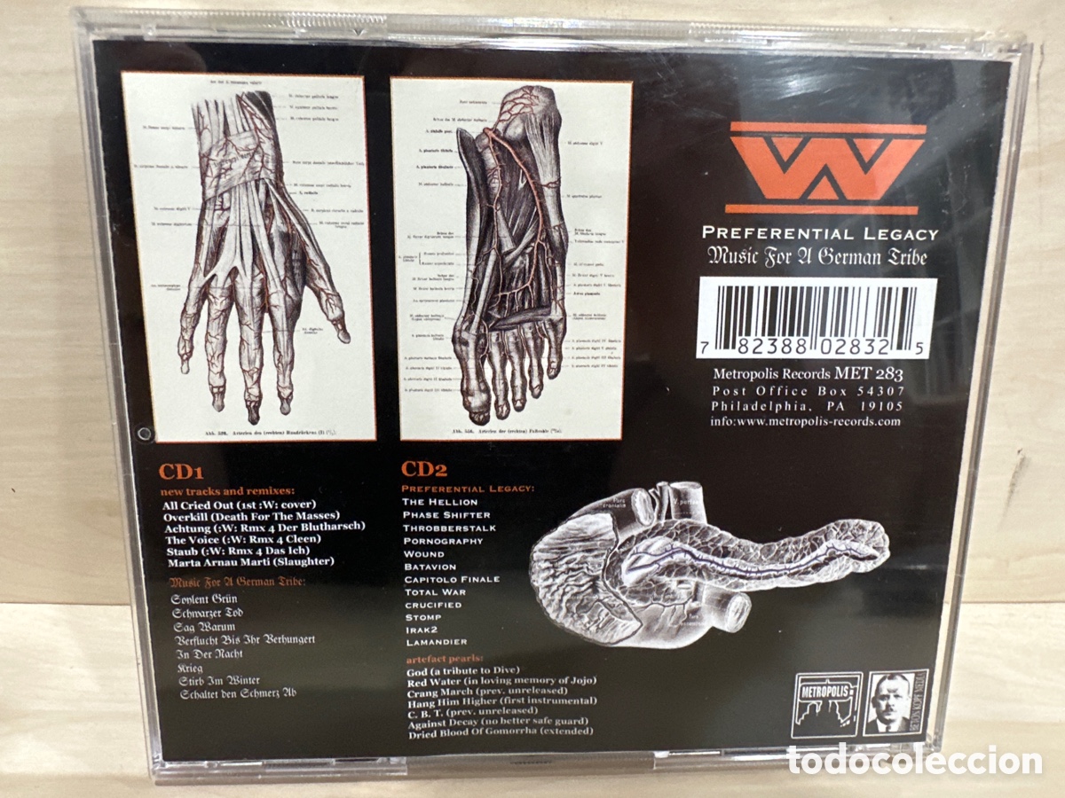 CDs de m&uacute;sica: :wumpscut: - Preferential Tribe (2xCD, Comp) - Foto 2