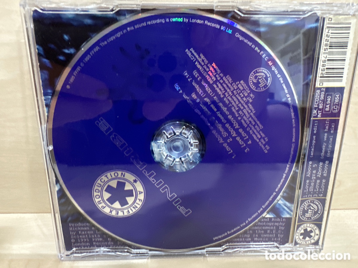 CDs de m&uacute;sica: Finitribe - Love Above / Sheigra 5 (CD, Single) - Foto 2