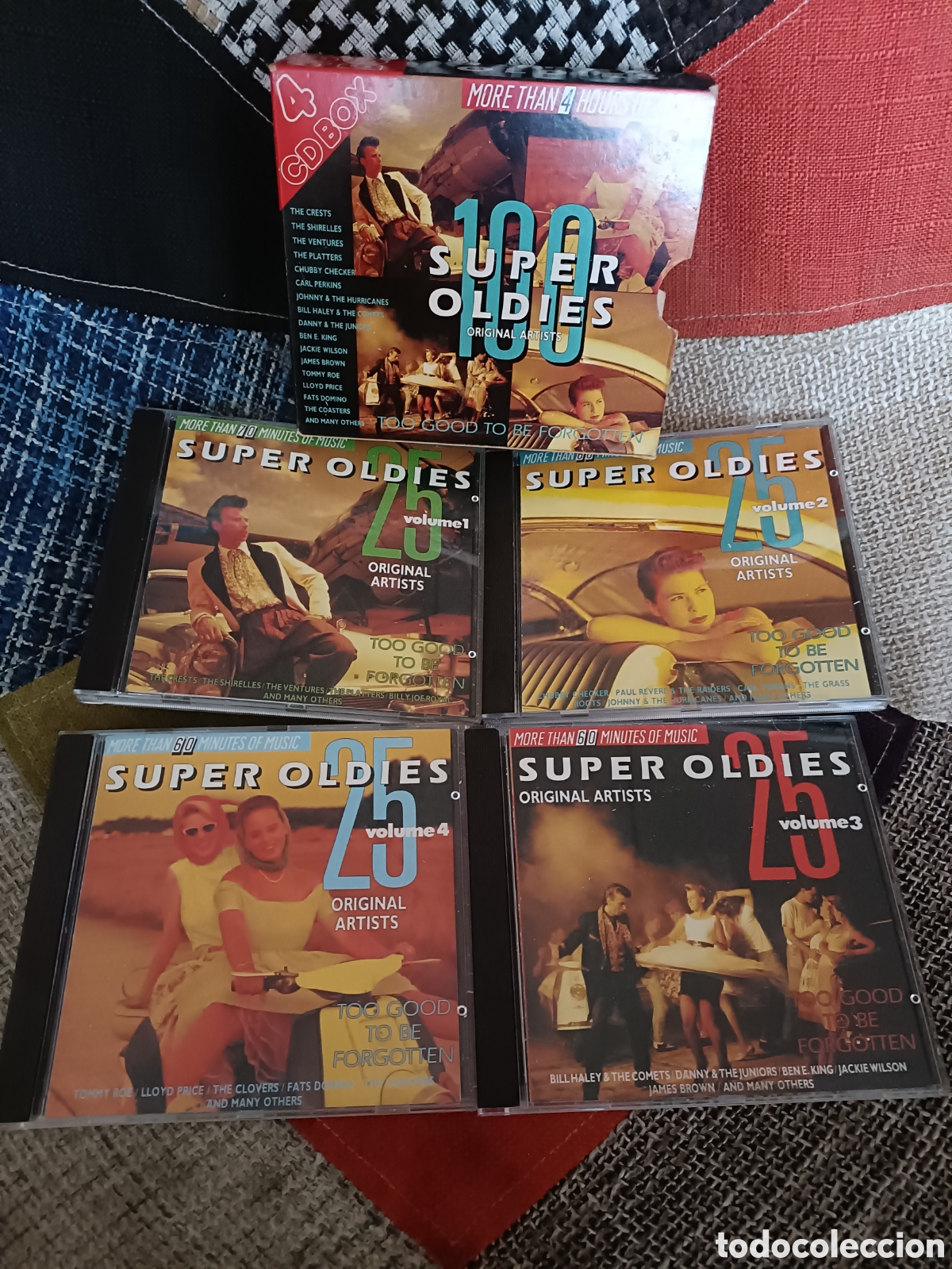 CD di Musica: 4 CD 100 Super Oldies -25 Original Artists-