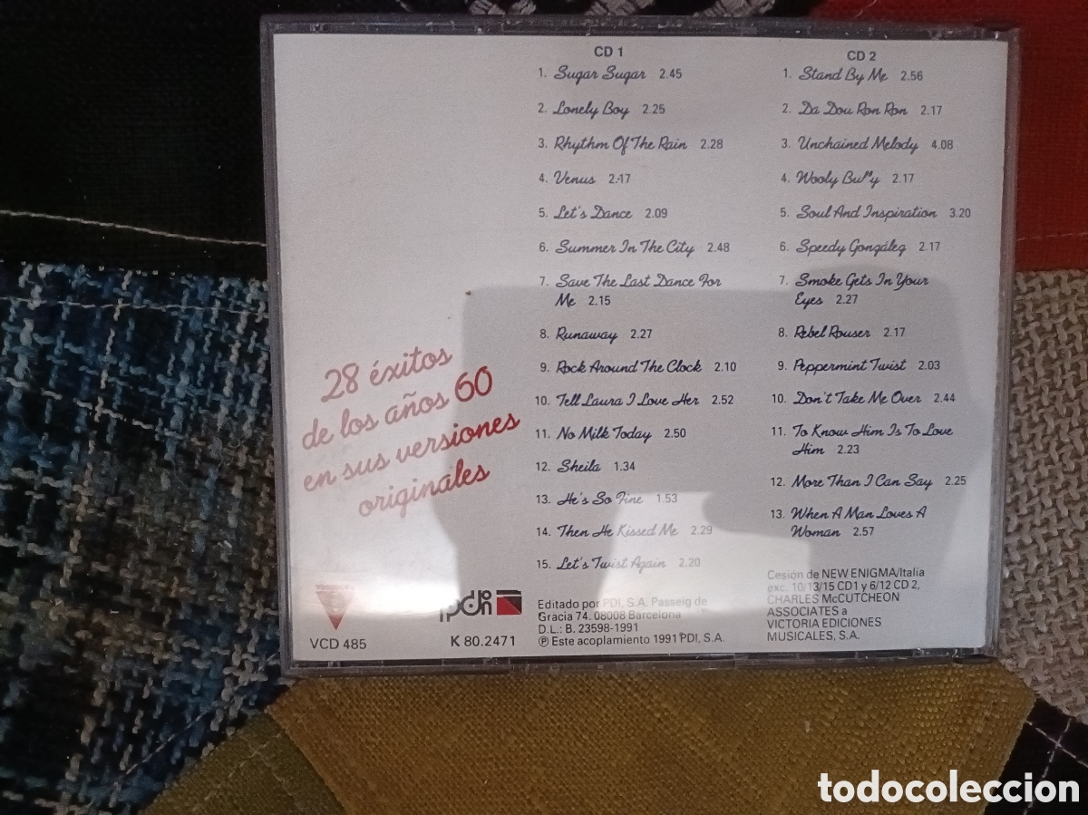 CDs de m&uacute;sica: 2 CD Bienvenidos a los Sesenta - Foto 2