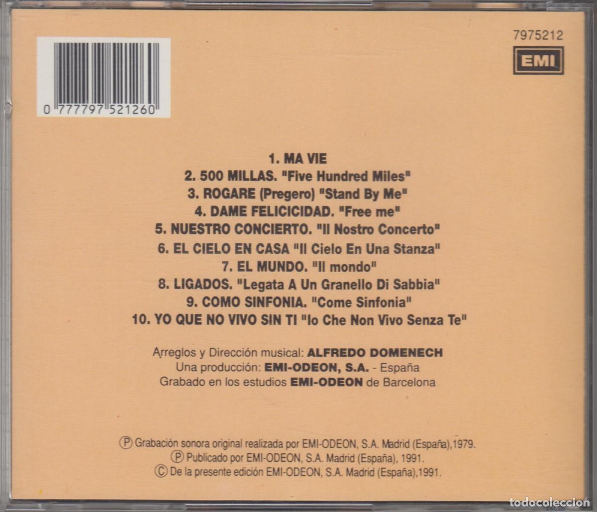 CDs de m&uacute;sica: Dyango cd El cielo en casa 1991 EMI - Foto 2