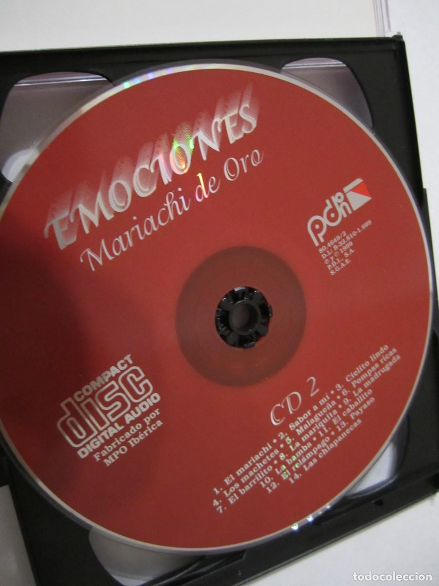 CDs de m&uacute;sica: doble cd mariachi de oro emociones - Foto 2