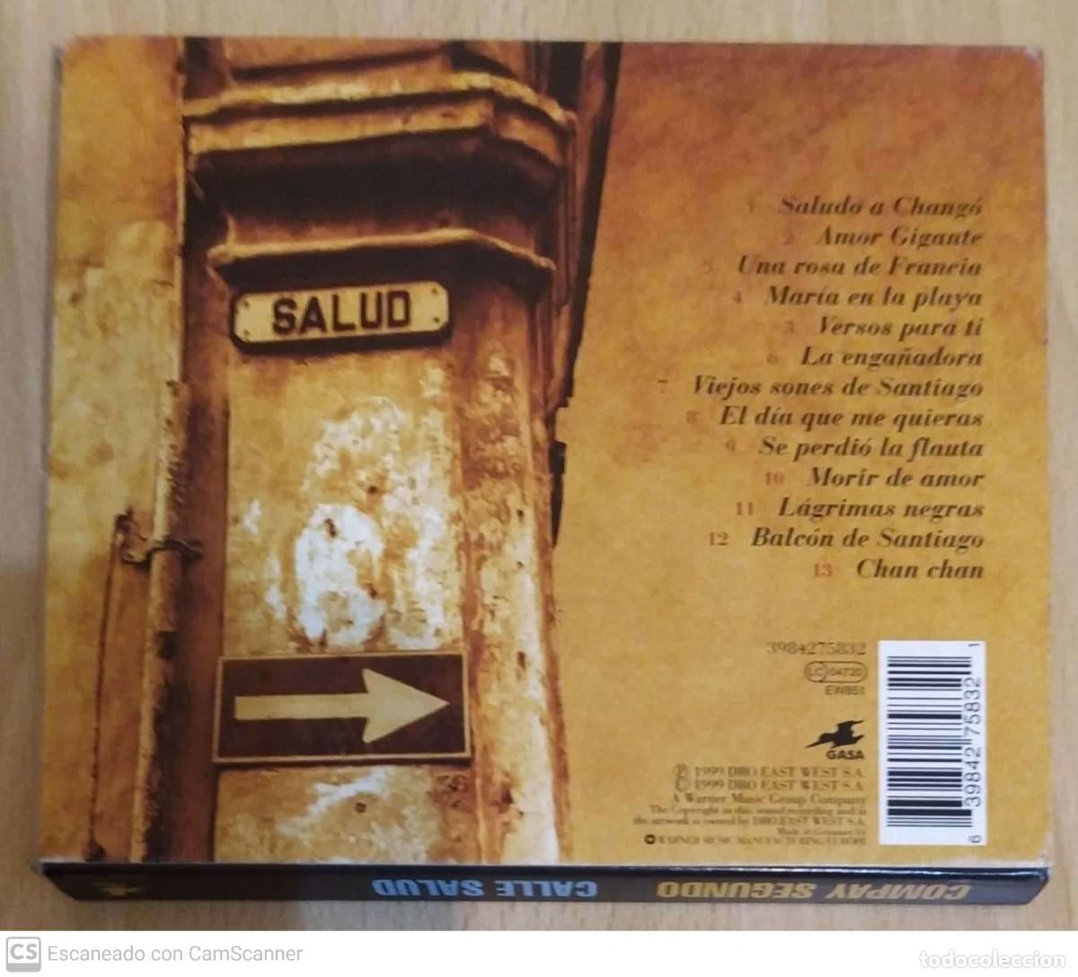 CDs de m&uacute;sica: COMPAY SEGUNDO (CALLE SALUD) CD 1999 - Foto 2