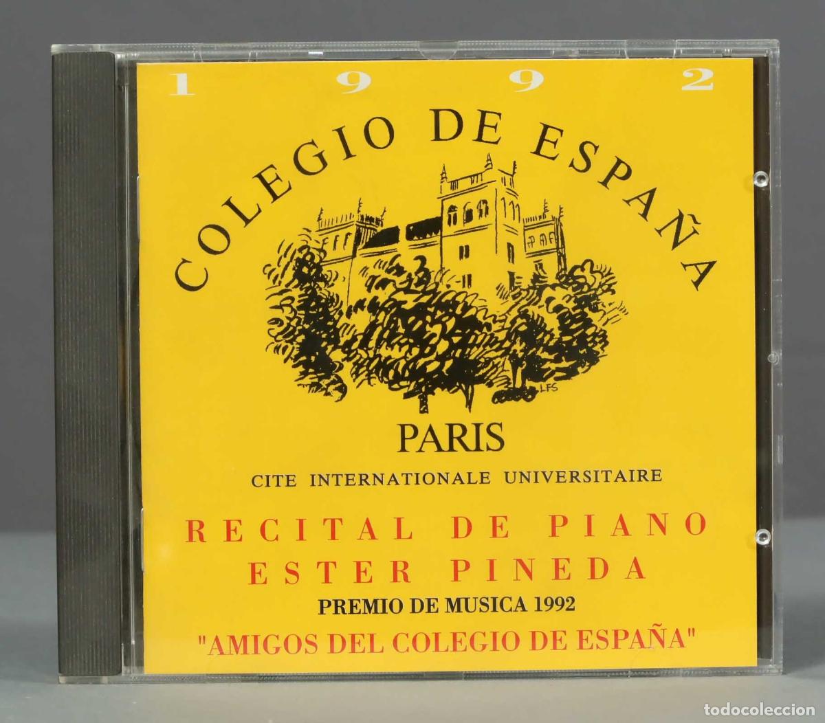 CDs de m&uacute;sica: CD. COLEGIO DE ESPA&Ntilde;A. PARIS. 1992 - Foto 1