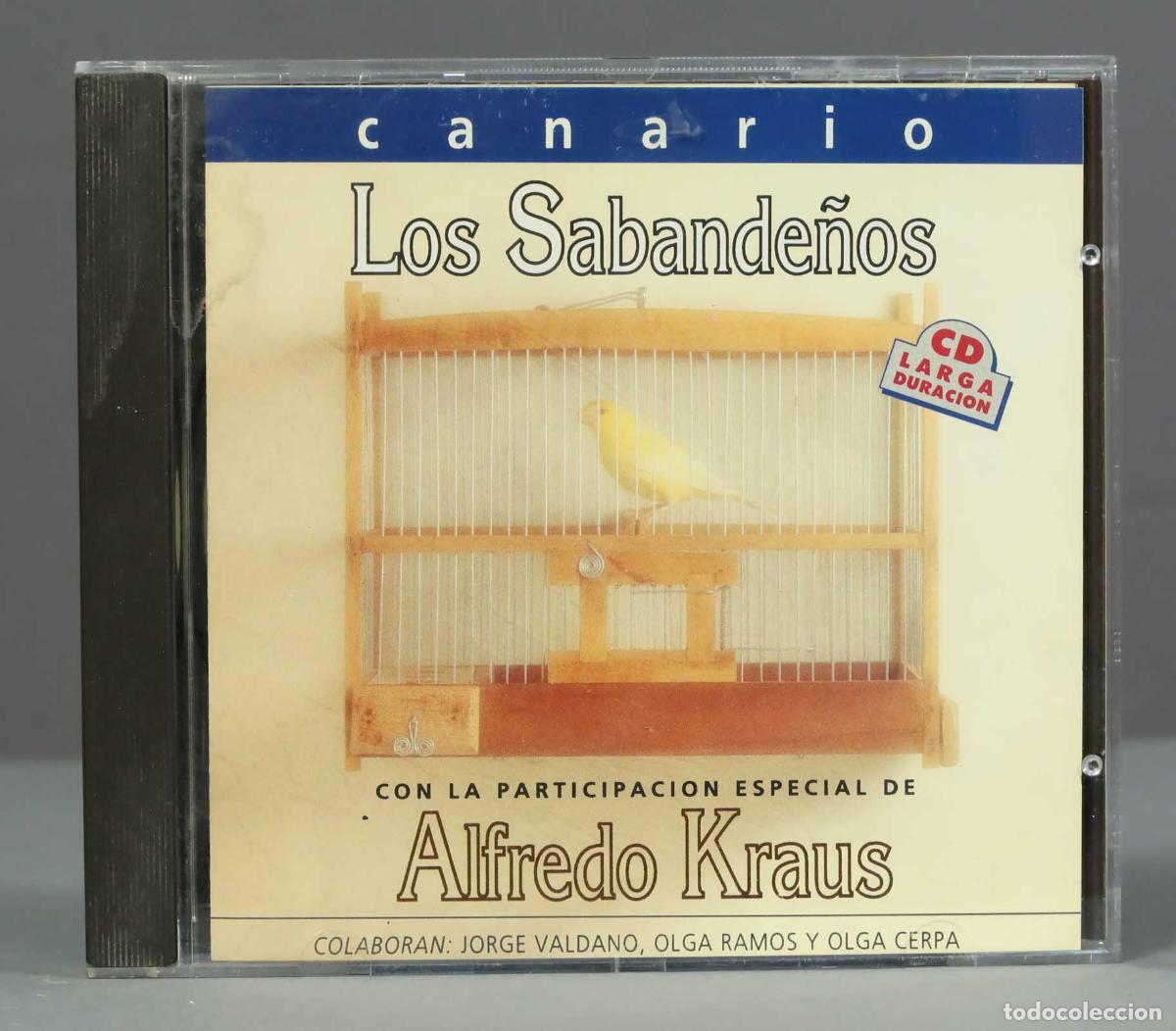 CDs de m&uacute;sica: CD. Los Sabande&ntilde;os, Alfredo Kraus &ndash; Canario - Foto 1