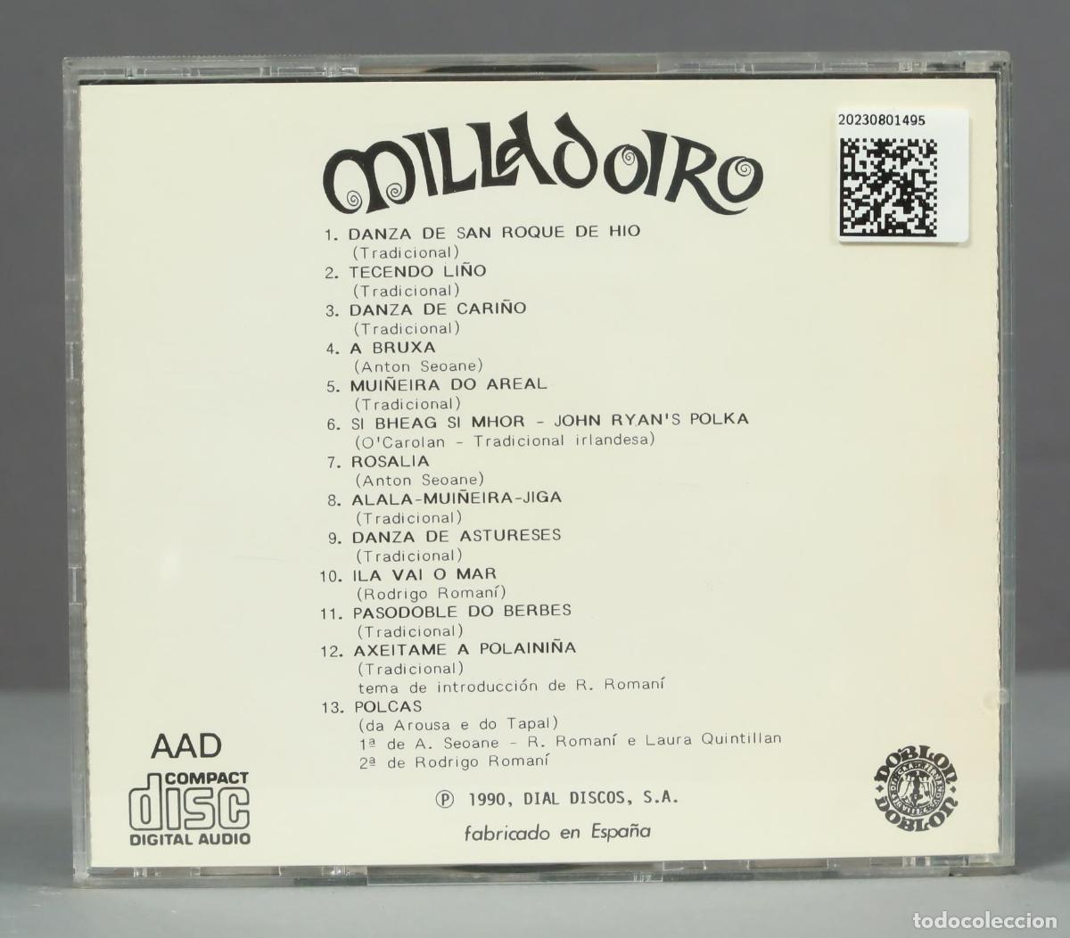 CDs de m&uacute;sica: CD. Milladoiro &ndash; A Galicia De Maeloc - Foto 2