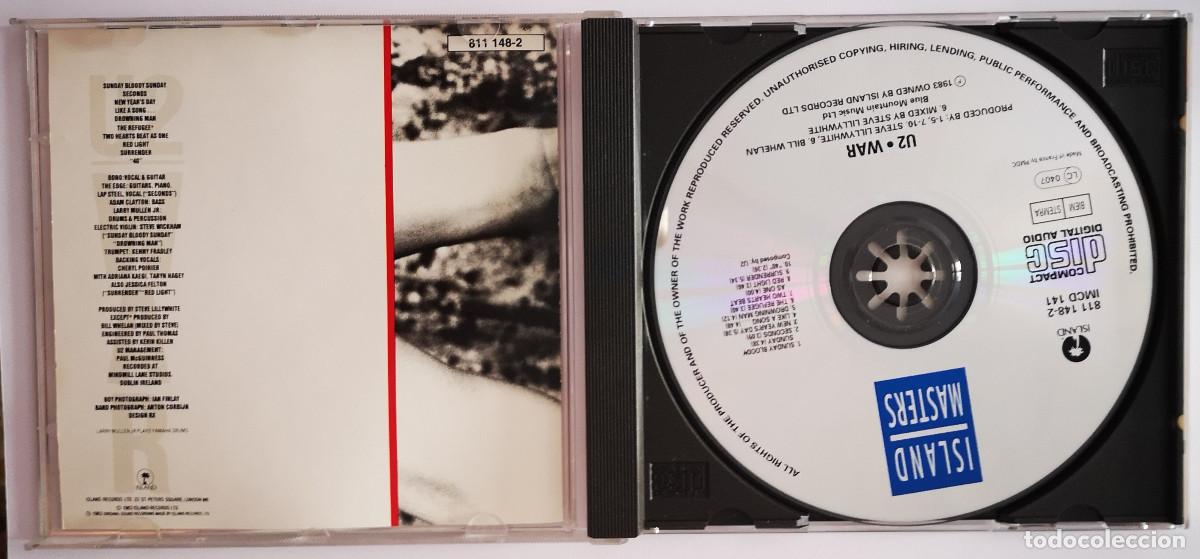 CDs de m&uacute;sica: CD - U2 - WAR - 1983 ISLAND RECORDS - Foto 2