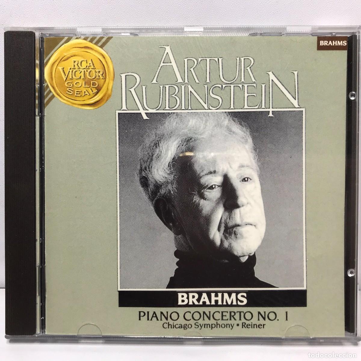 CDs de m&uacute;sica: Brahms, Rubinstein, Krips ● Brahms: Concerto No. 2 ● CD, Stereo - Foto 1