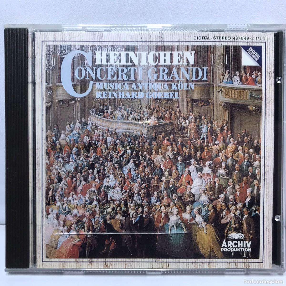Music CDs: Heinichen - Musica Antiqua K&ouml;ln, Reinhard Goebel ● Concerti Grandi ● CD, Stereo