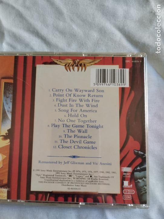 CDs de m&uacute;sica: KANSAS THE BEST OF - Foto 2