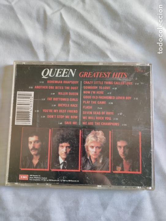 CDs de m&uacute;sica: QUEEN GREATIST HITS.............. - Foto 2
