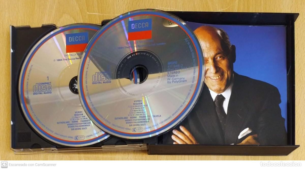 CDs de m&uacute;sica: GIUSEPPE VERDI (REQUIEM) 2 CDs 1984 - Foto 3