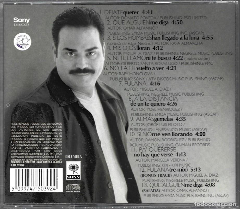 CDs de m&uacute;sica: GILBERTO SANTA ROSA &uml;EXPRESION&uml; (CD) - Foto 2