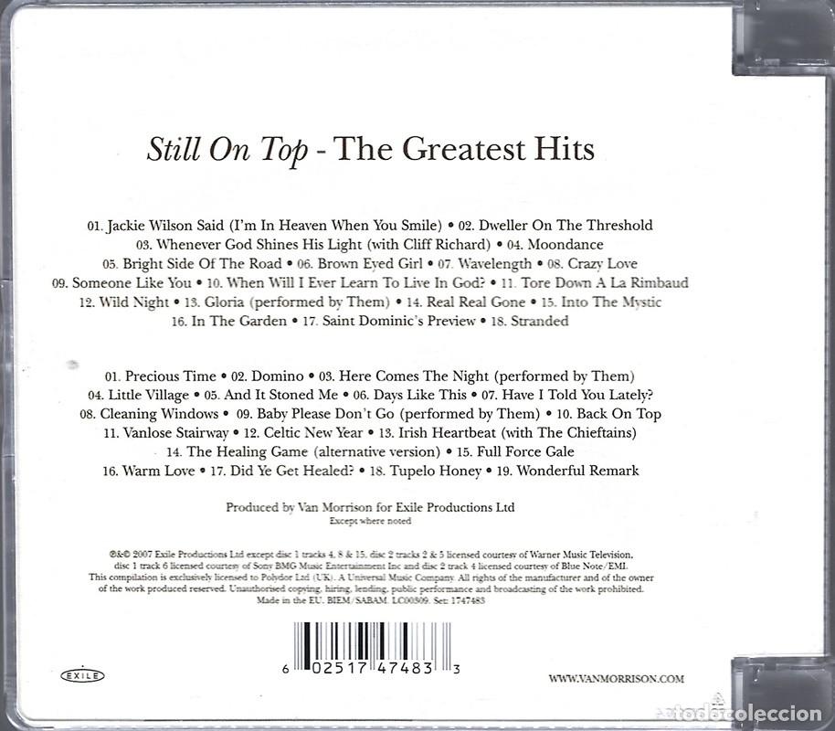 CDs de m&uacute;sica: VAN MORRISON &uml;STILL ON TOP - THE GREATEST HITS&uml; (2 CD) - Foto 2