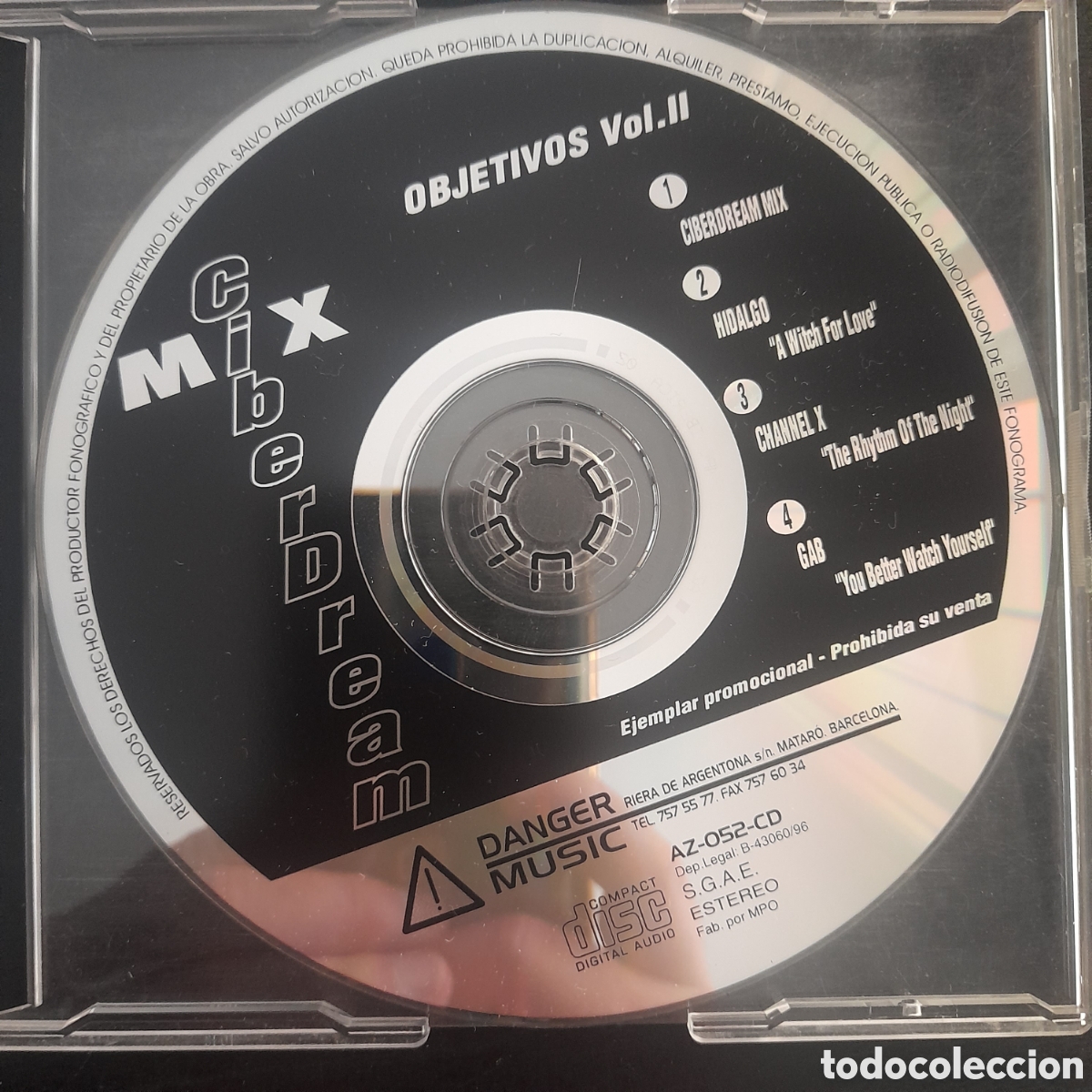 CDs de m&uacute;sica: Ciberdream Mix. Single. CD, Partially Mixed, Promo - Foto 3