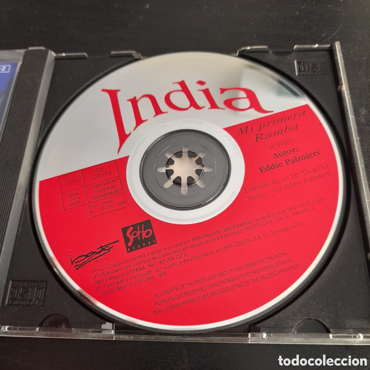 CDs de m&uacute;sica: India - Mi primera rumba. 1993 cd single - Foto 2
