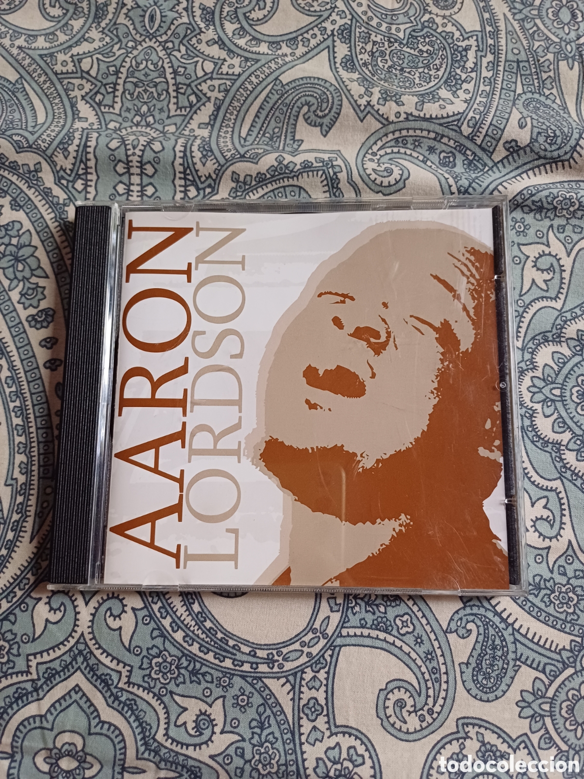 CDs de m&uacute;sica: Aaron lordson Please dont leave me CD con marcas - Foto 1