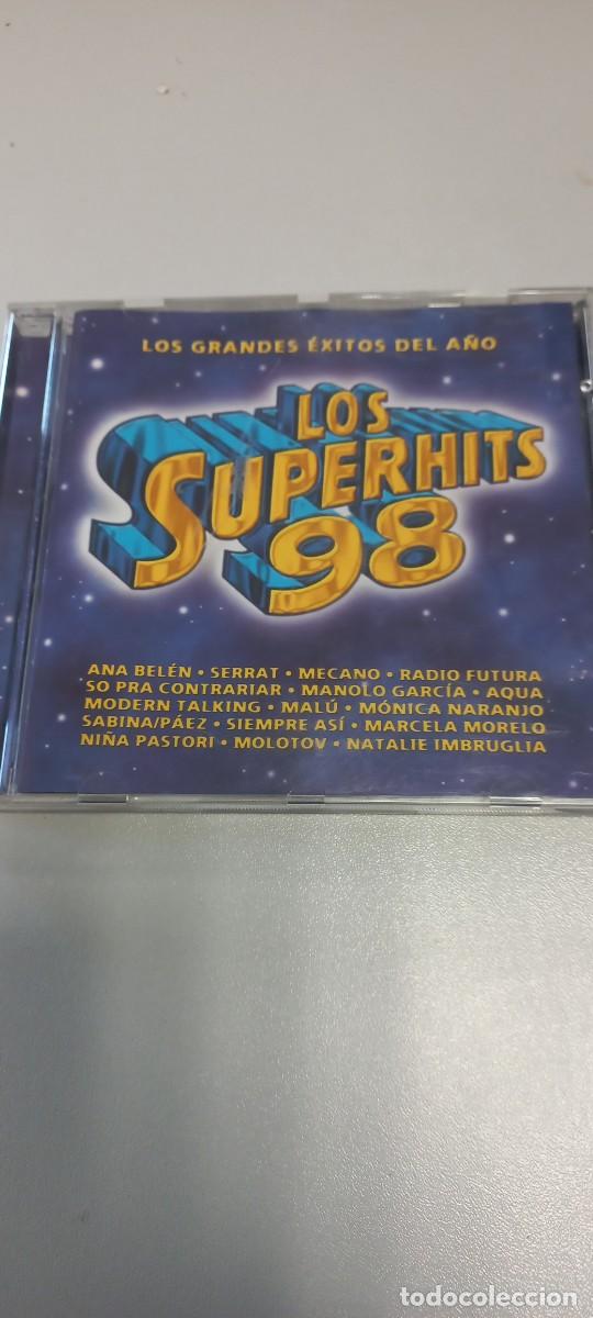 CDs de m&uacute;sica: Disco m&uacute;sica CD los s&uacute;per hit 98 - Foto 1