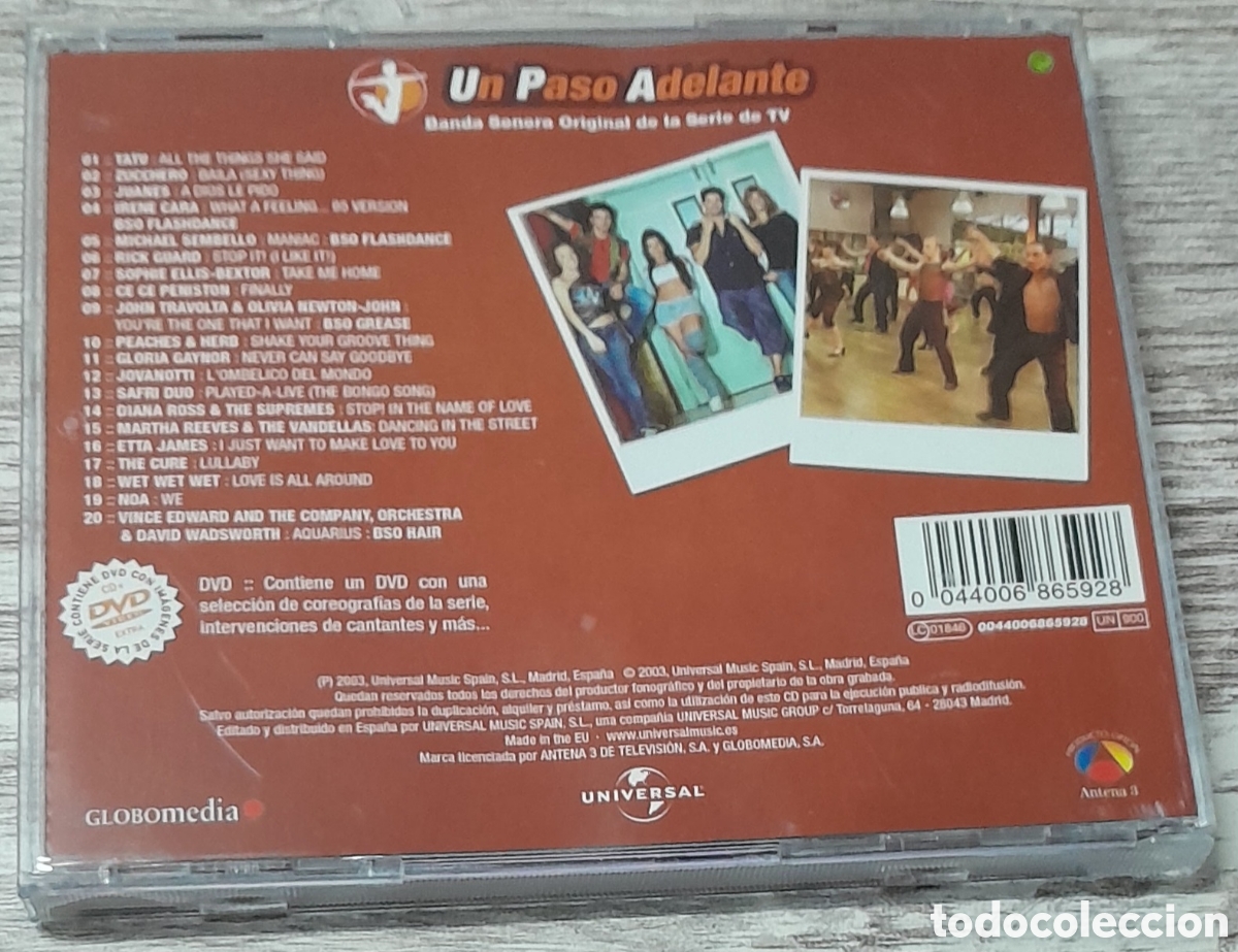 CDs de m&uacute;sica: UN PASO ADELANTE - CD + DVD - Foto 2