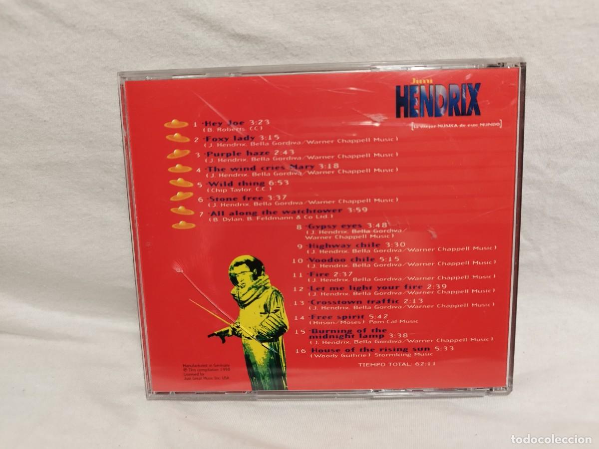 CDs de m&uacute;sica: Jimi Hendrix &ndash; 16 Grandes &Eacute;xitos En Versi&oacute;n Original - Cd - - Foto 2