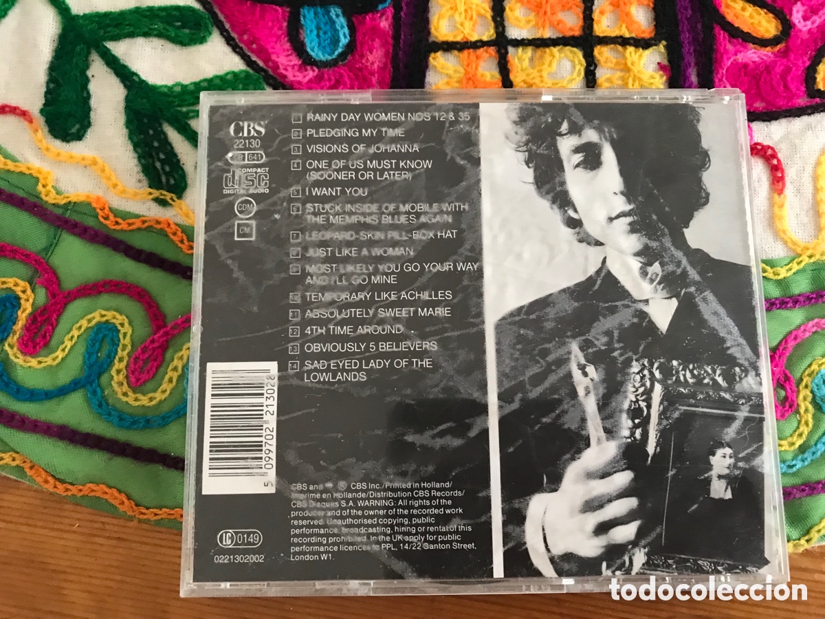 CDs de m&uacute;sica: Blonde on blonde. Bob Dylan. - Foto 3