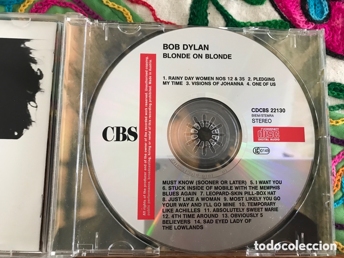 CDs de m&uacute;sica: Blonde on blonde. Bob Dylan. - Foto 4