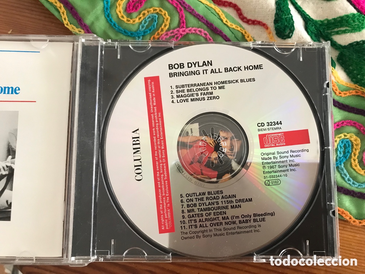 CDs de m&uacute;sica: Bringing it all back Home. Bob Dylan. Columbia - Foto 3