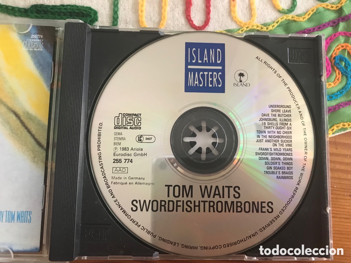 CDs de m&uacute;sica: Tom Waits. Swordfishtrombones. Island. - Foto 3