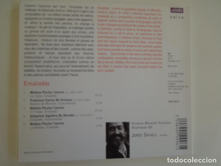 ensaladas - hespèrion xx jordi savall - cd+libr - Buy CD's of