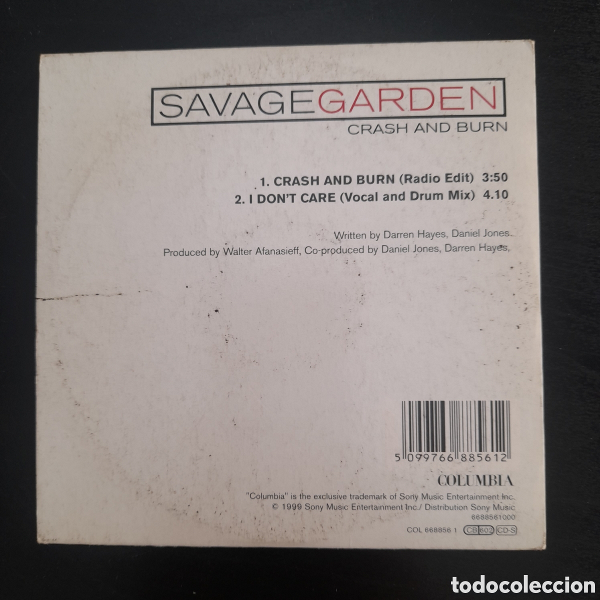 CDs de m&uacute;sica: Savage Garden &ndash; Crash And Burn - Foto 2