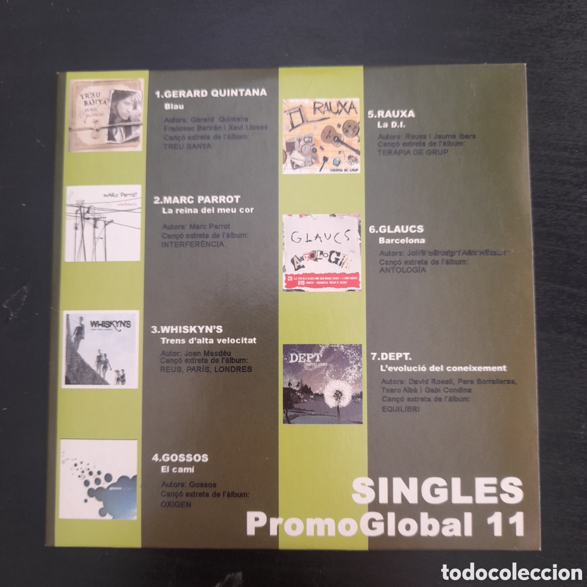 CDs de m&uacute;sica: Various &ndash; Singles PromoGlobal 11. CD, Single, Compilation, Promo 2008 Espa&ntilde;a - Foto 1